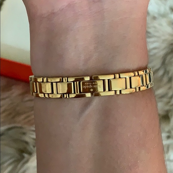 Kate Spade Gold Rhinestone Watch - Picture 4 of 8